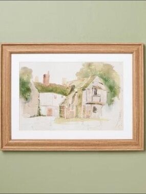 Hearth & Hand Magnolia Gold Framed Wall Art 12x16 Spring Cottage Print